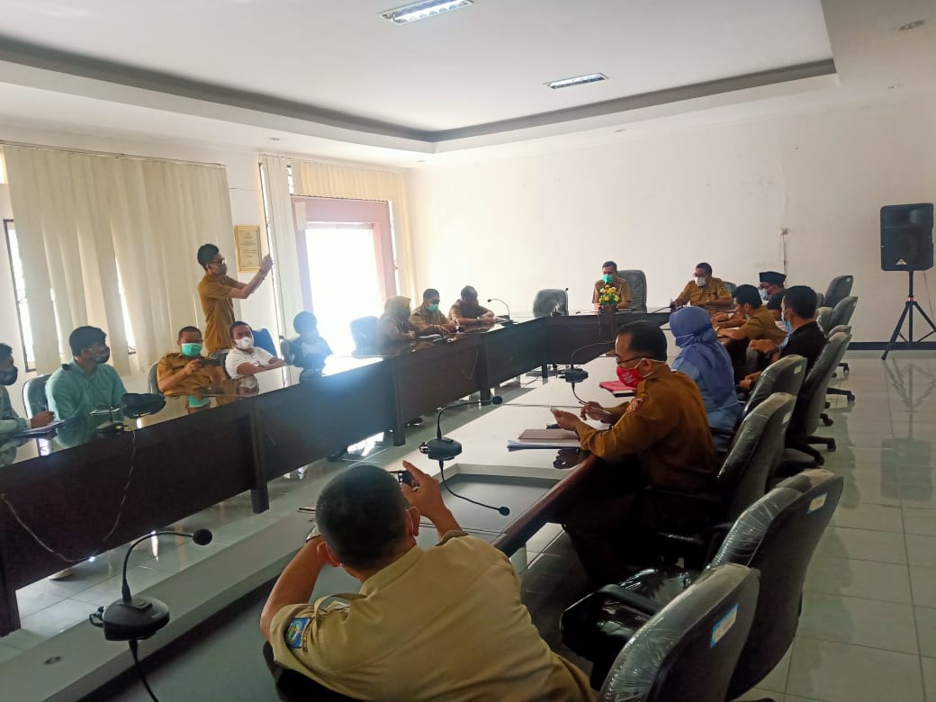 Rapat di Kantor Dinas Kelkan Prov. NTB tentang Rencana Kampung Lobster di Wilayah Lombok Timur